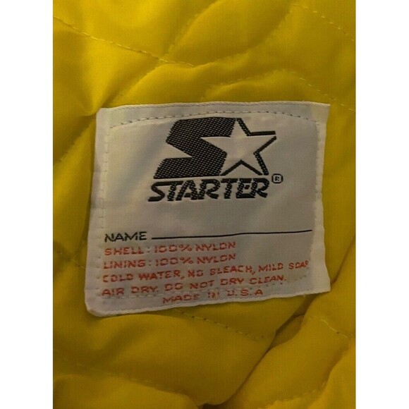 Vintage 80s Lakers Los Angeles STARTER Jacket Bomber World Champs Medium RARE - Picture 8 of 16